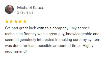 Michael Kacos Google Review